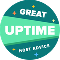 HostAdvice Great Uptime Award